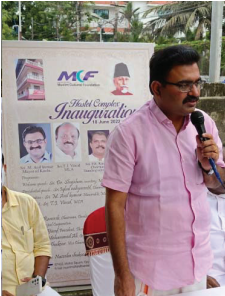 MCF Ladies Hostel inaugurated by Mayor Sri. M. Anil Kumar